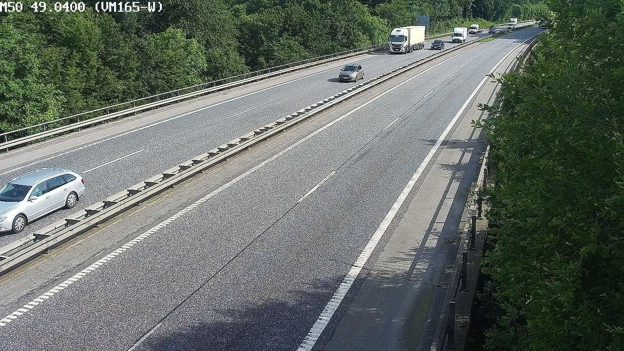 Traffic Cam Hoptrup: Christiansdal Dalbro, Blickrichtung Nord
