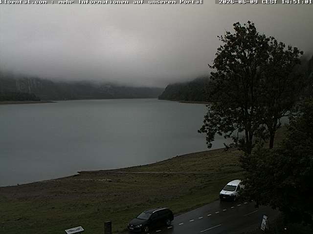 Netstal: Klöntalersee, Klöntal, Hotel Rhodannenberg, Traumperspektiven Klöntal
