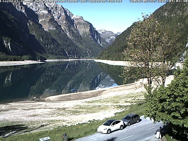 Netstal: Klöntalersee, Klöntal, Hotel Rhodannenberg, Traumperspektiven Klöntal