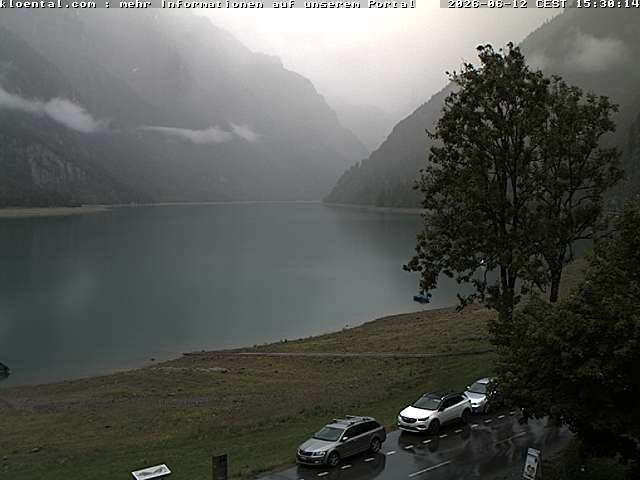 Netstal: Klöntalersee, Klöntal, Hotel Rhodannenberg, Traumperspektiven Klöntal