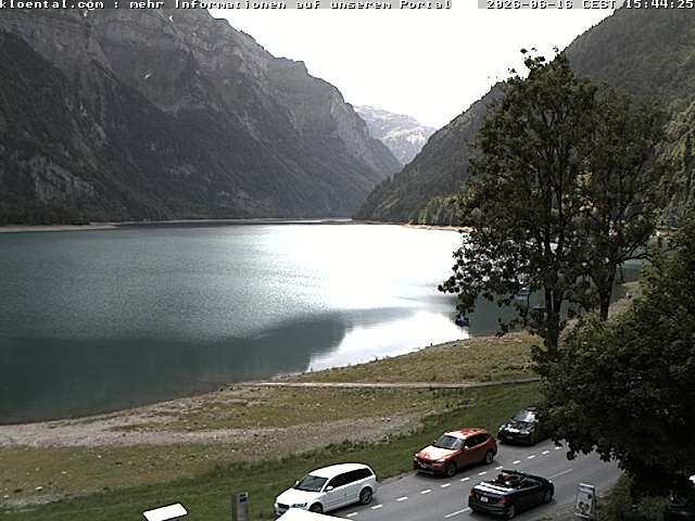 Netstal: Klöntalersee, Klöntal, Hotel Rhodannenberg, Traumperspektiven Klöntal