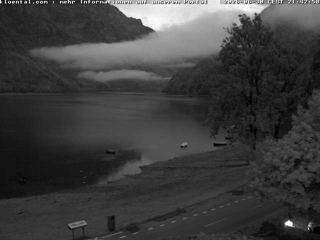 Netstal: Klöntalersee, Klöntal, Hotel Rhodannenberg, Traumperspektiven Klöntal