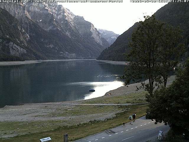 Netstal: Klöntalersee, Klöntal, Hotel Rhodannenberg, Traumperspektiven Klöntal