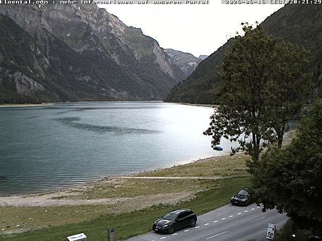 Netstal: Klöntalersee, Klöntal, Hotel Rhodannenberg, Traumperspektiven Klöntal