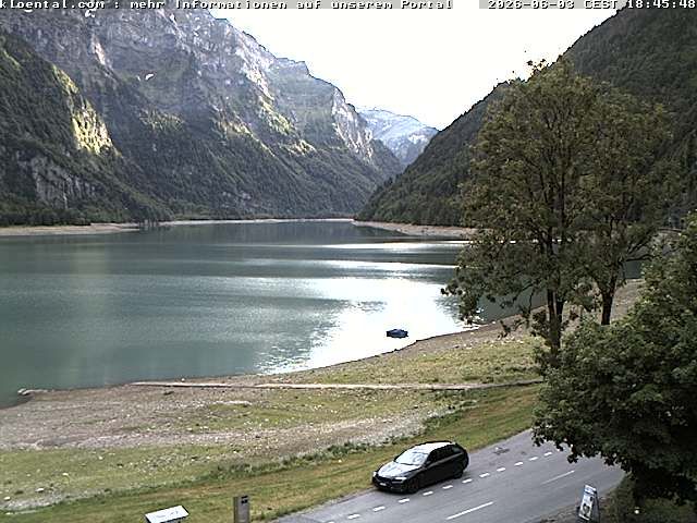 Netstal: Klöntalersee, Klöntal, Hotel Rhodannenberg, Traumperspektiven Klöntal