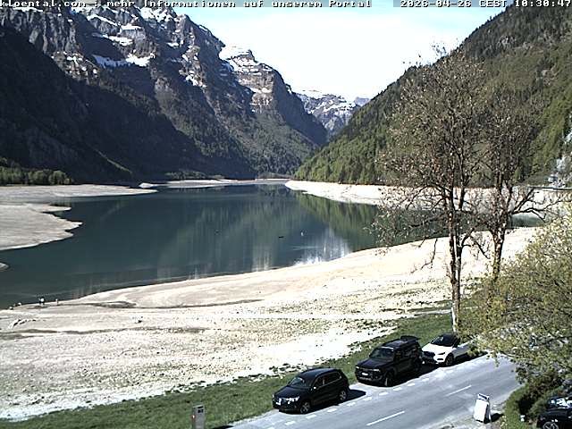 Netstal: Klöntalersee, Klöntal, Hotel Rhodannenberg, Traumperspektiven Klöntal