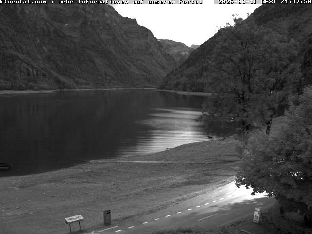 Netstal: Klöntalersee, Klöntal, Hotel Rhodannenberg, Traumperspektiven Klöntal