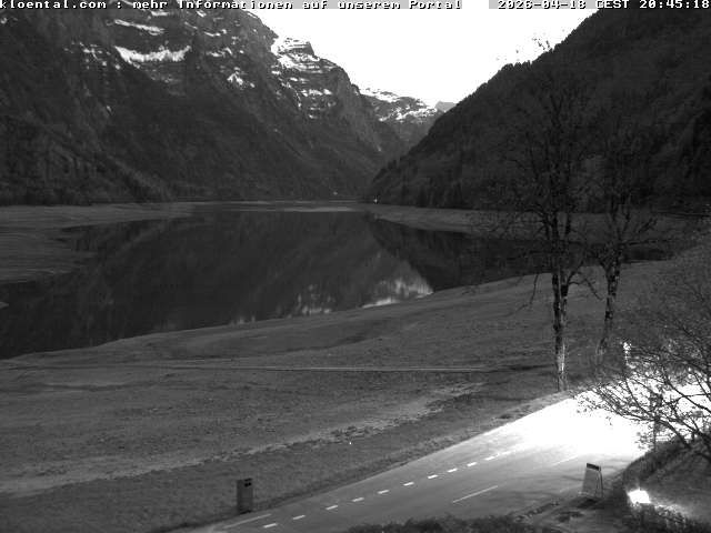 Netstal: Klöntalersee, Klöntal, Hotel Rhodannenberg, Traumperspektiven Klöntal