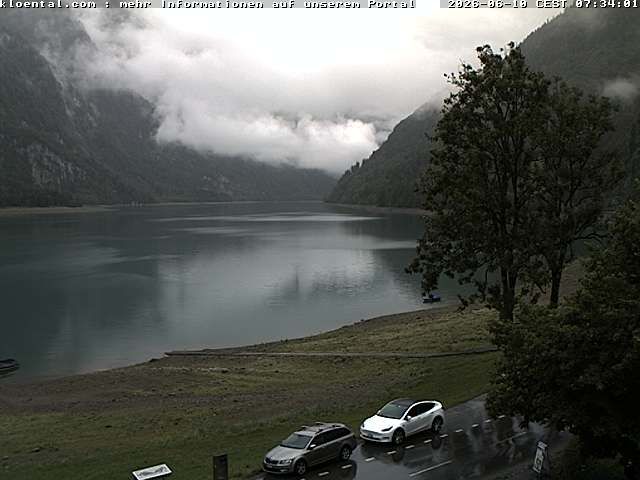Netstal: Klöntalersee, Klöntal, Hotel Rhodannenberg, Traumperspektiven Klöntal