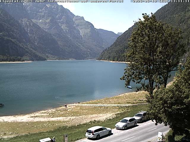 Netstal: Klöntalersee, Klöntal, Hotel Rhodannenberg, Traumperspektiven Klöntal