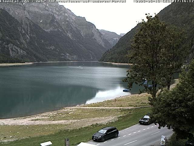 Netstal: Klöntalersee, Klöntal, Hotel Rhodannenberg, Traumperspektiven Klöntal