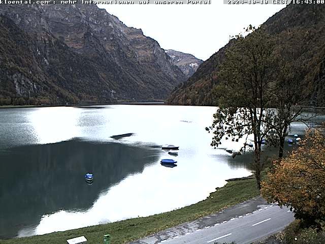 Netstal: Klöntalersee, Klöntal, Hotel Rhodannenberg, Traumperspektiven Klöntal