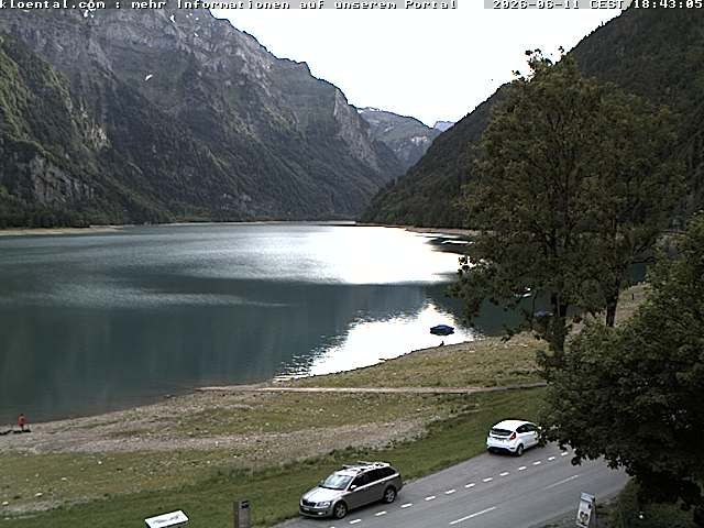 Netstal: Klöntalersee, Klöntal, Hotel Rhodannenberg, Traumperspektiven Klöntal