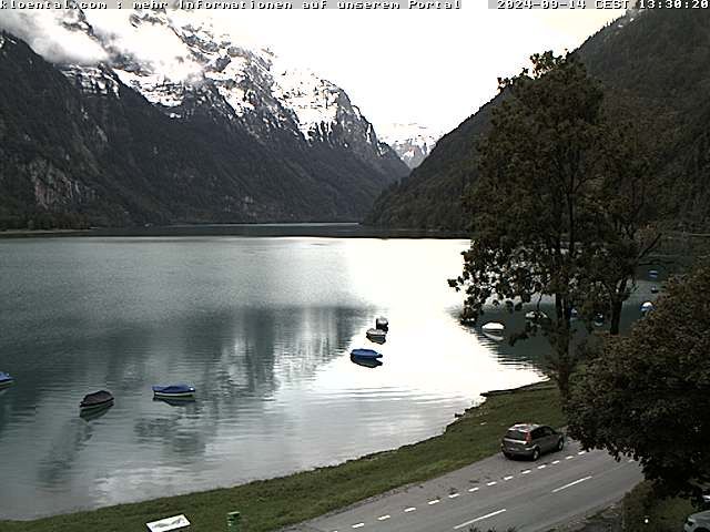 Netstal: Klöntalersee, Klöntal, Hotel Rhodannenberg, Traumperspektiven Klöntal