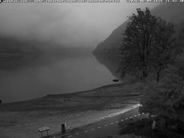 Netstal: Klöntalersee, Klöntal, Hotel Rhodannenberg, Traumperspektiven Klöntal