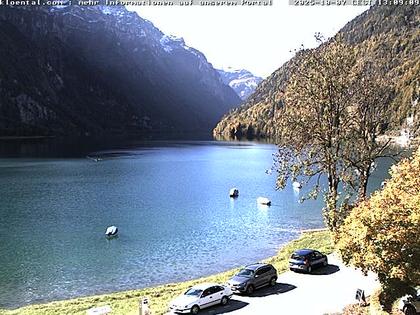 Netstal: Klöntalersee, Klöntal, Hotel Rhodannenberg, Traumperspektiven Klöntal