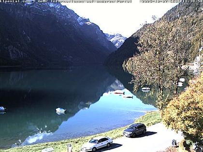 Netstal: Klöntalersee, Klöntal, Hotel Rhodannenberg, Traumperspektiven Klöntal