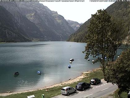 Netstal: Klöntalersee, Klöntal, Hotel Rhodannenberg, Traumperspektiven Klöntal