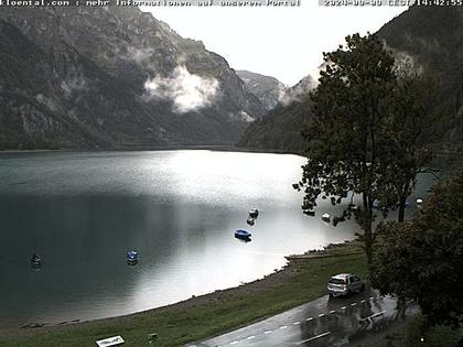 Netstal: Klöntalersee, Klöntal, Hotel Rhodannenberg, Traumperspektiven Klöntal