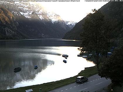 Netstal: Klöntalersee, Klöntal, Hotel Rhodannenberg, Traumperspektiven Klöntal