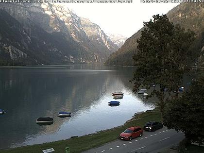 Netstal: Klöntalersee, Klöntal, Hotel Rhodannenberg, Traumperspektiven Klöntal