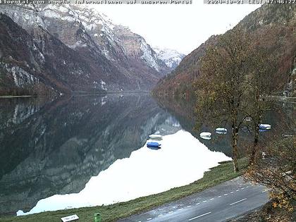 Netstal: Klöntalersee, Klöntal, Hotel Rhodannenberg, Traumperspektiven Klöntal