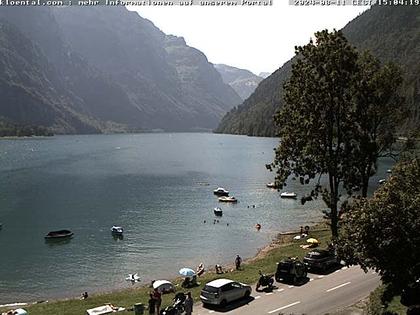 Netstal: Klöntalersee, Klöntal, Hotel Rhodannenberg, Traumperspektiven Klöntal