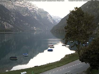 Netstal: Klöntalersee, Klöntal, Hotel Rhodannenberg, Traumperspektiven Klöntal