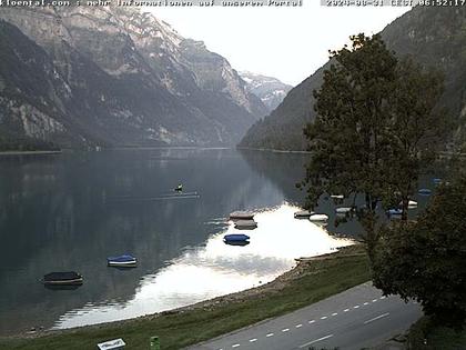 Netstal: Klöntalersee, Klöntal, Hotel Rhodannenberg, Traumperspektiven Klöntal