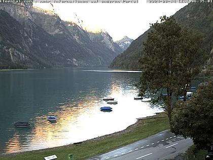 Netstal: Klöntalersee, Klöntal, Hotel Rhodannenberg, Traumperspektiven Klöntal