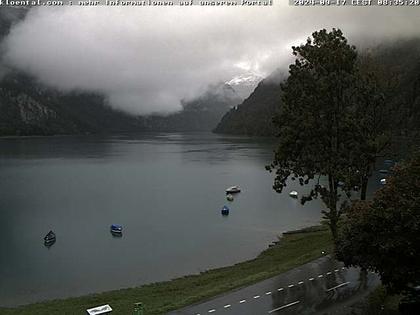 Netstal: Klöntalersee, Klöntal, Hotel Rhodannenberg, Traumperspektiven Klöntal