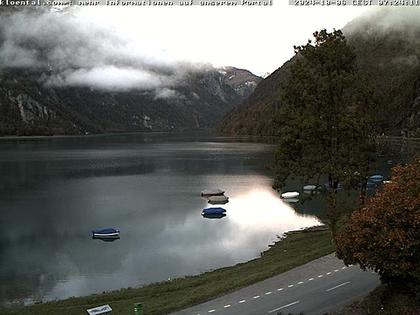 Netstal: Klöntalersee, Klöntal, Hotel Rhodannenberg, Traumperspektiven Klöntal