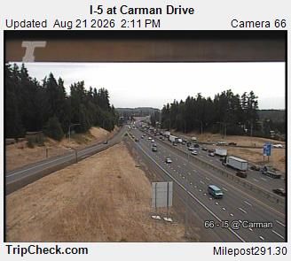 Traffic Cam Durham: I-5 at Carman Drive