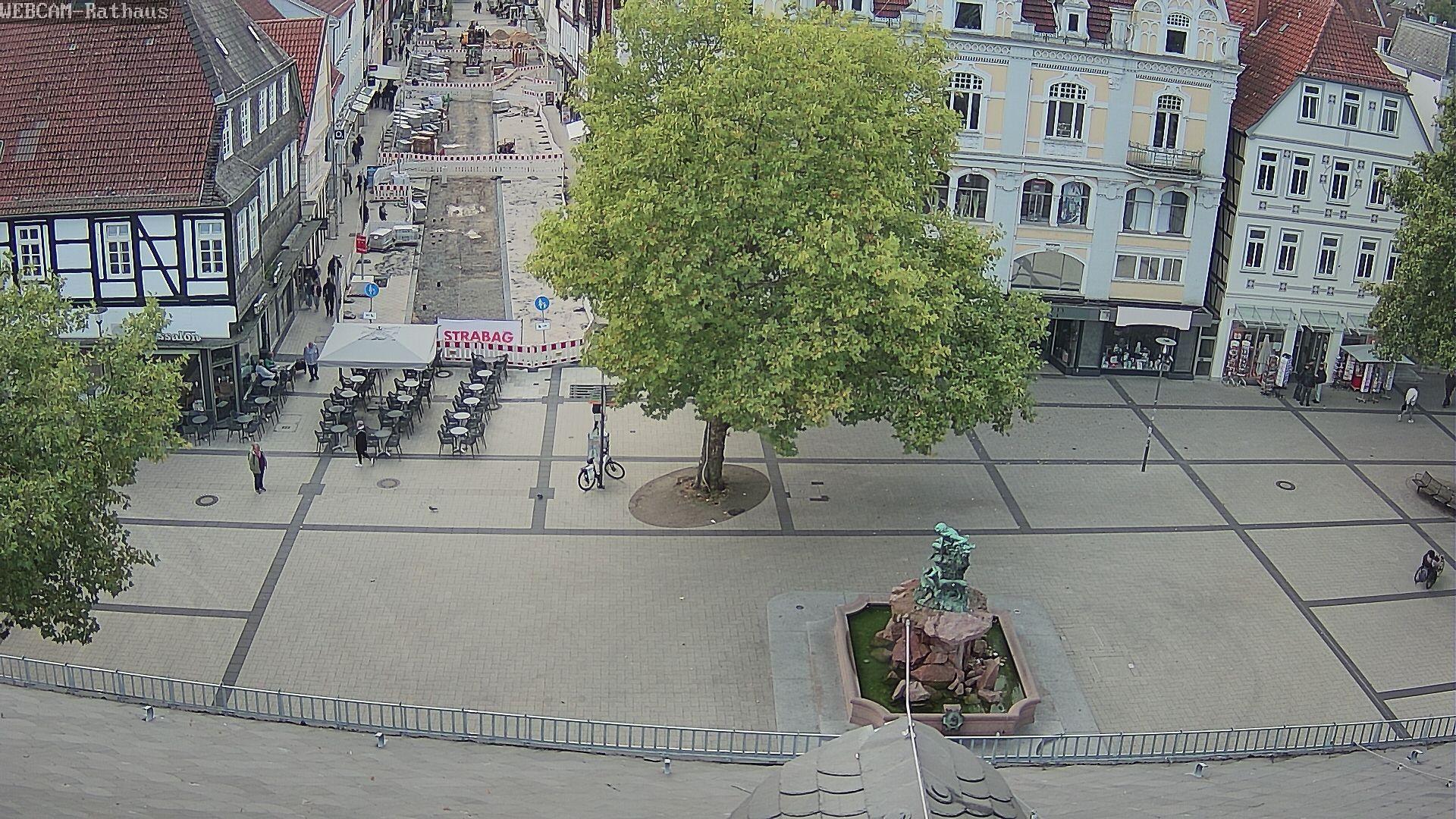 Lemgo Square: Scenic Detmold Marketplace Webcam