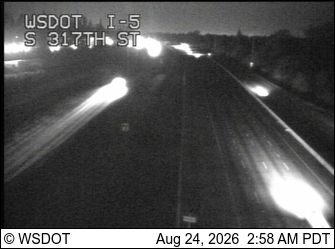 Traffic Cam Federal Way: I-5 at MP 144: S 317th St