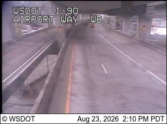 Traffic Cam Seattle: I-90 at MP 2.3: Airport Way, WB