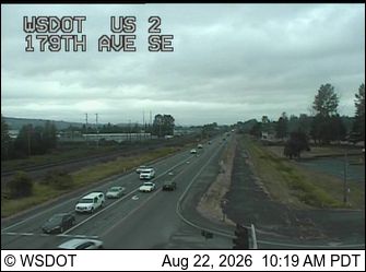 Traffic Cam Monroe: US 2 at MP 13.9: 179th Ave SE
