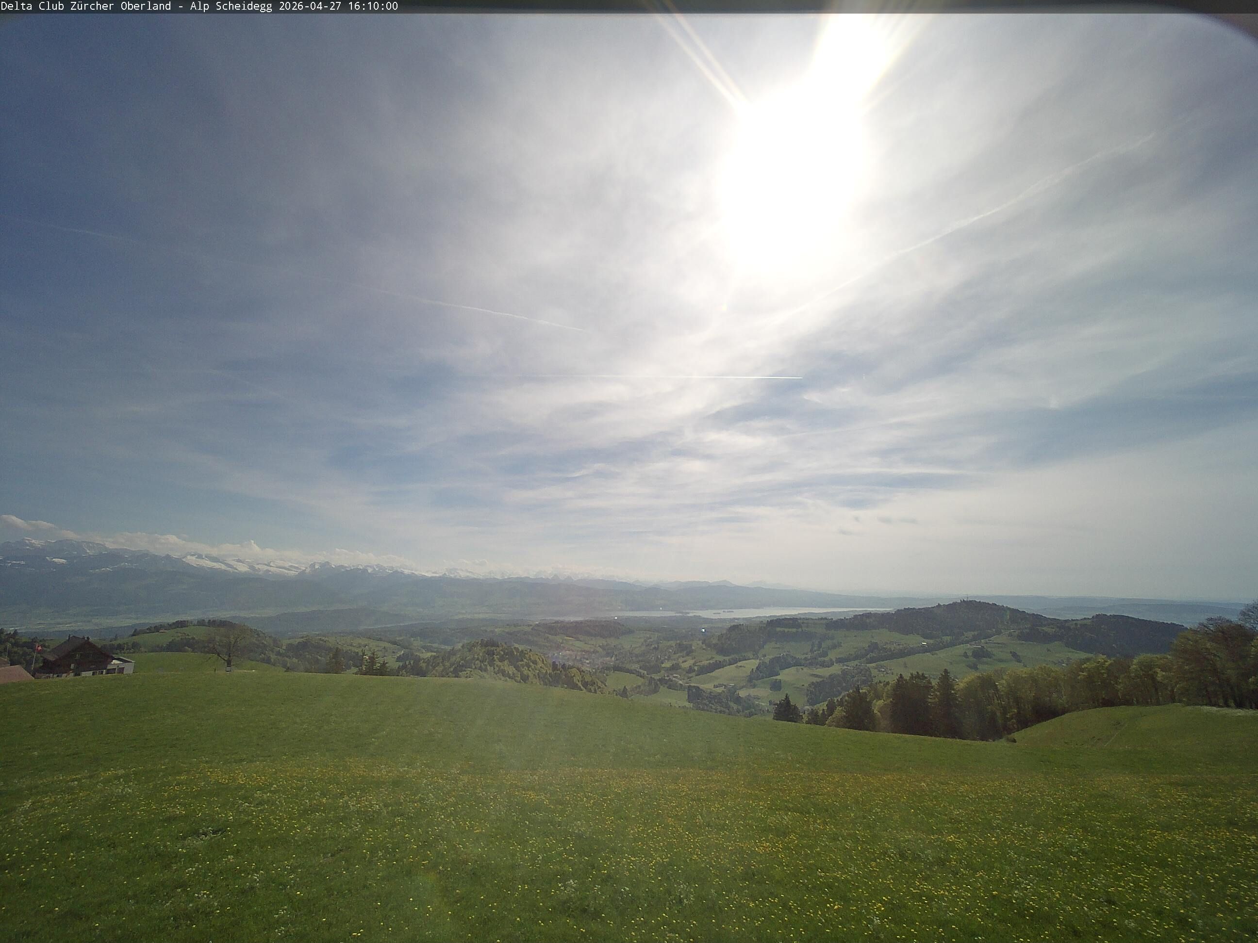 Wald › Südwesten: Scheidegg - Zürich, Schweiz: Gleitschirm Startplatz Deltaclub Zürcher Oberland