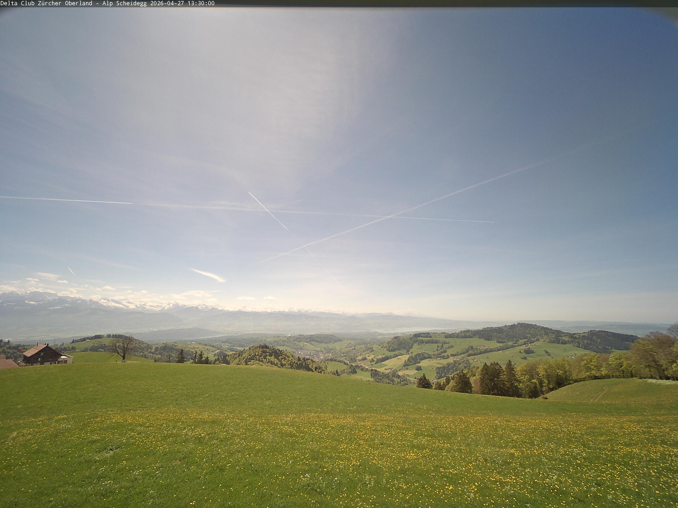Wald › Südwesten: Scheidegg - Zürich, Schweiz: Gleitschirm Startplatz Deltaclub Zürcher Oberland