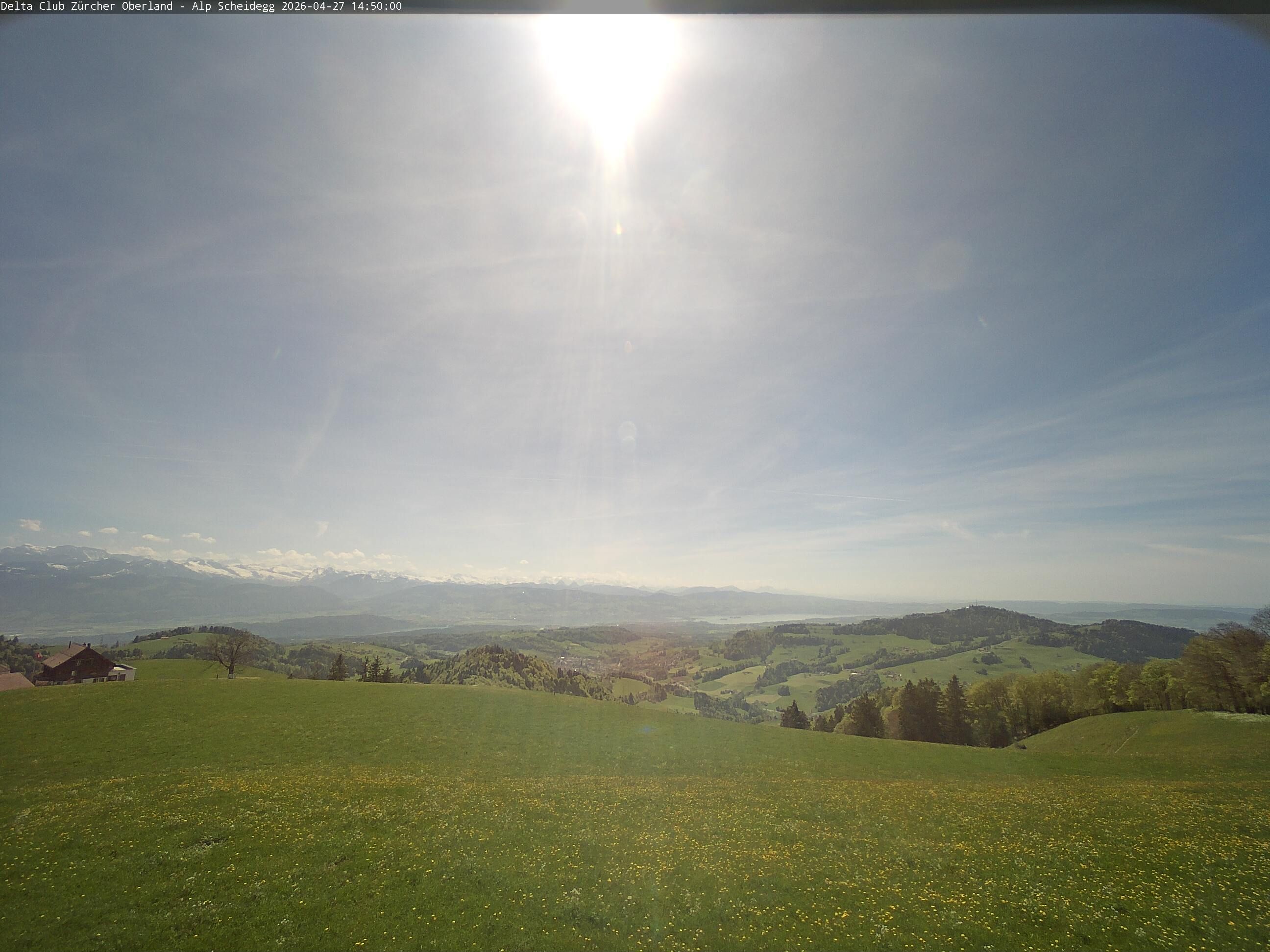 Wald › Südwesten: Scheidegg - Zürich, Schweiz: Gleitschirm Startplatz Deltaclub Zürcher Oberland