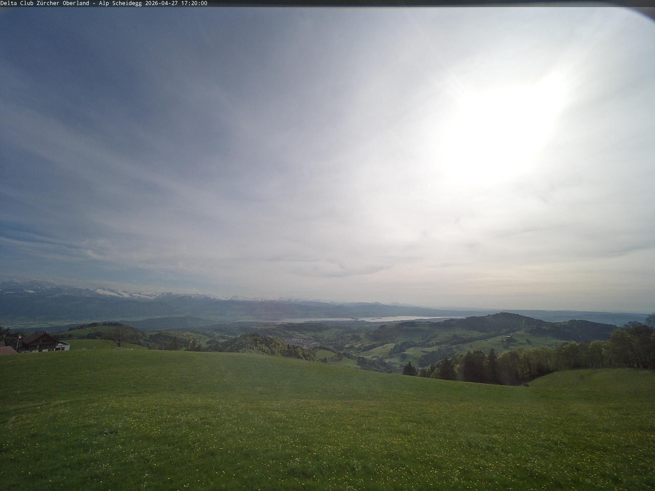 Wald › Südwesten: Scheidegg - Zürich, Schweiz: Gleitschirm Startplatz Deltaclub Zürcher Oberland