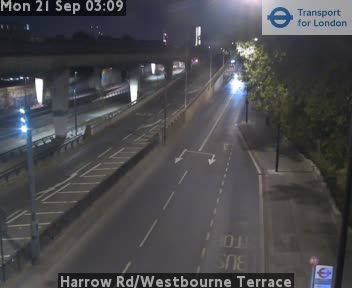 Traffic Cam London: Harrow Rd/Westbourne Terrace