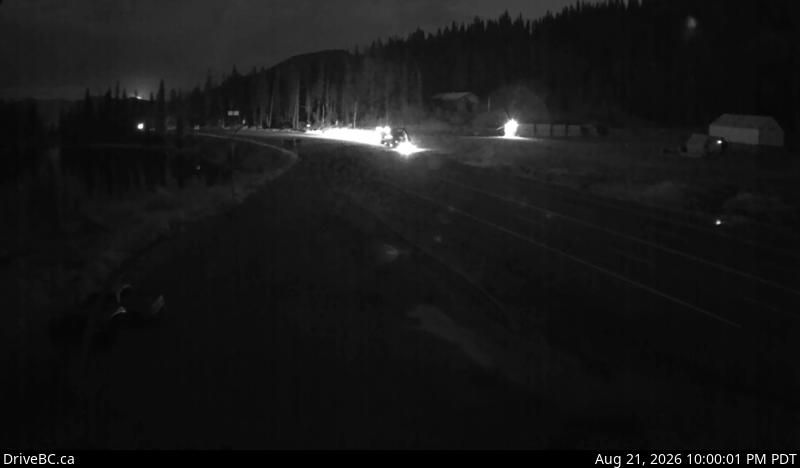 Traffic Cam Salmo › East: Hwy - Creston Highway Summit, looking east