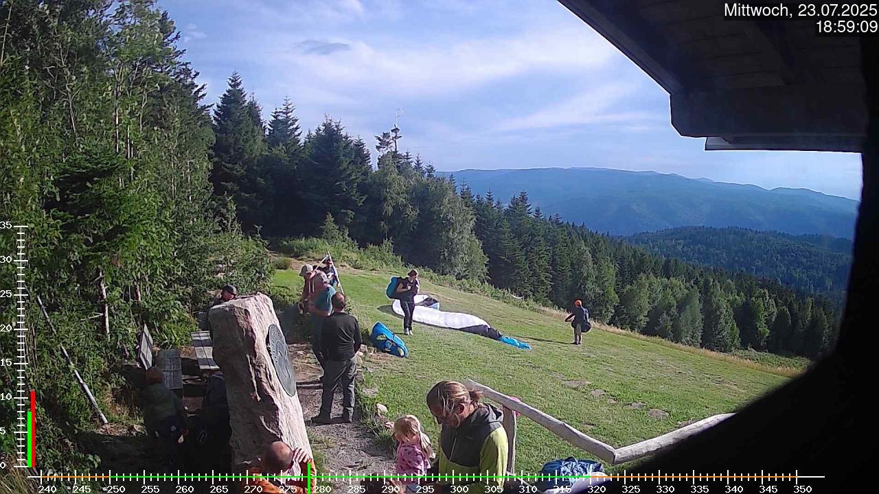 Glide over Loffenaus scenic paradise Webcam