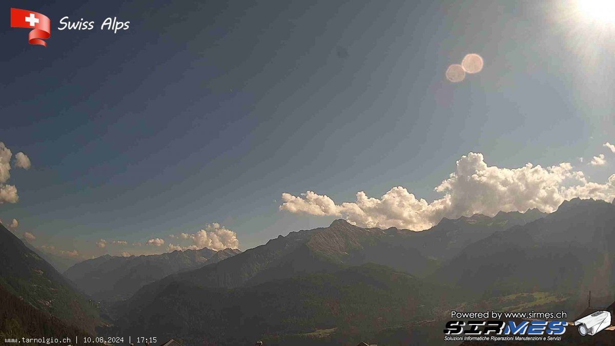 Faido › Süd: Tarnolgio - Vista sul versante ovest della Leventina