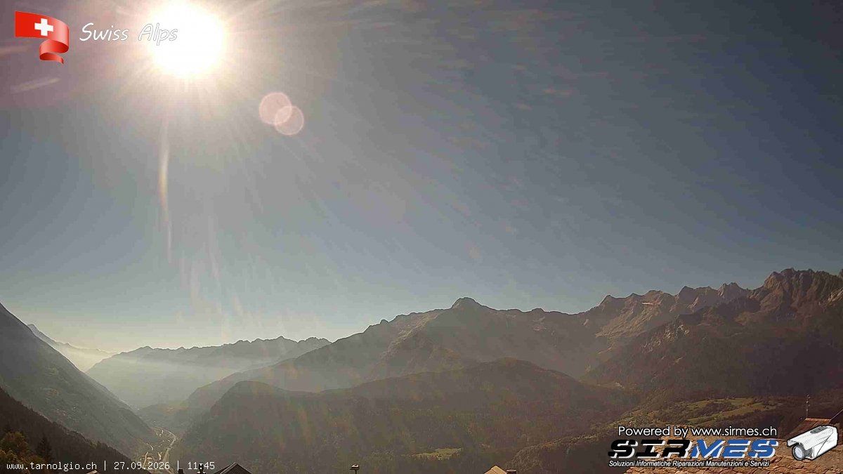 Faido › Süden: Tarnolgio - Ticino, Svizzera: Vista sul versante ovest della Leventina