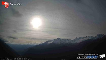 Faido › Süden: Tarnolgio - Ticino, Svizzera: Vista sul versante ovest della Leventina