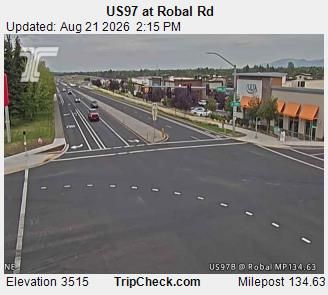 Traffic Cam Bend: US 97 at Robal Rd
