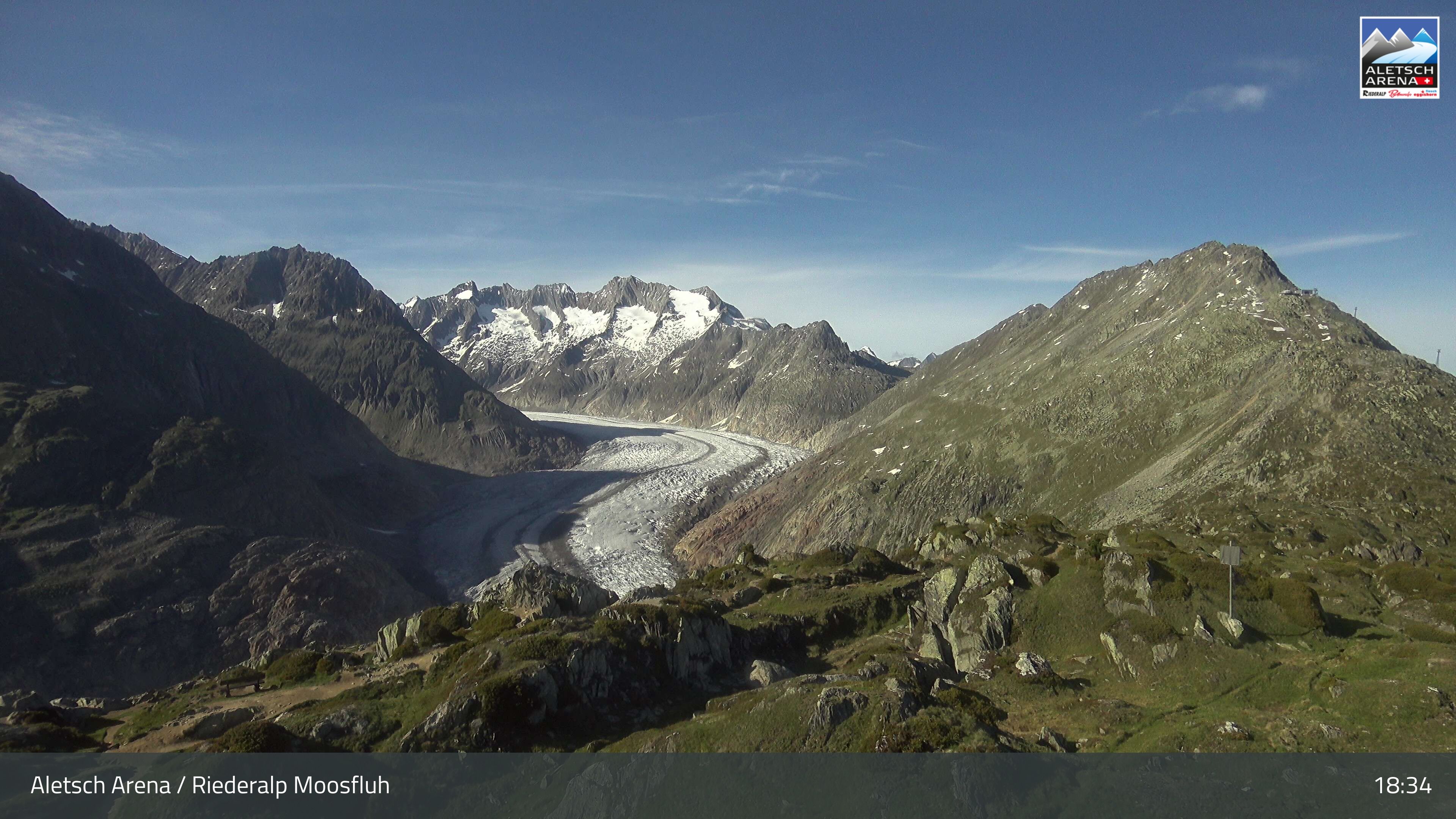 Riederalp: Aletsch Arena - Moosfluh Bergstation