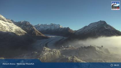 Riederalp: Aletsch Arena - Moosfluh Bergstation